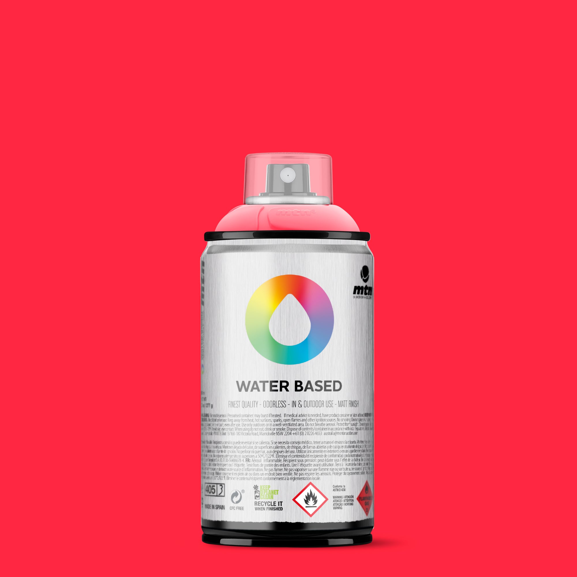 MTN Water Based 300 Spray Paint - WRV9011 - Carbon Black