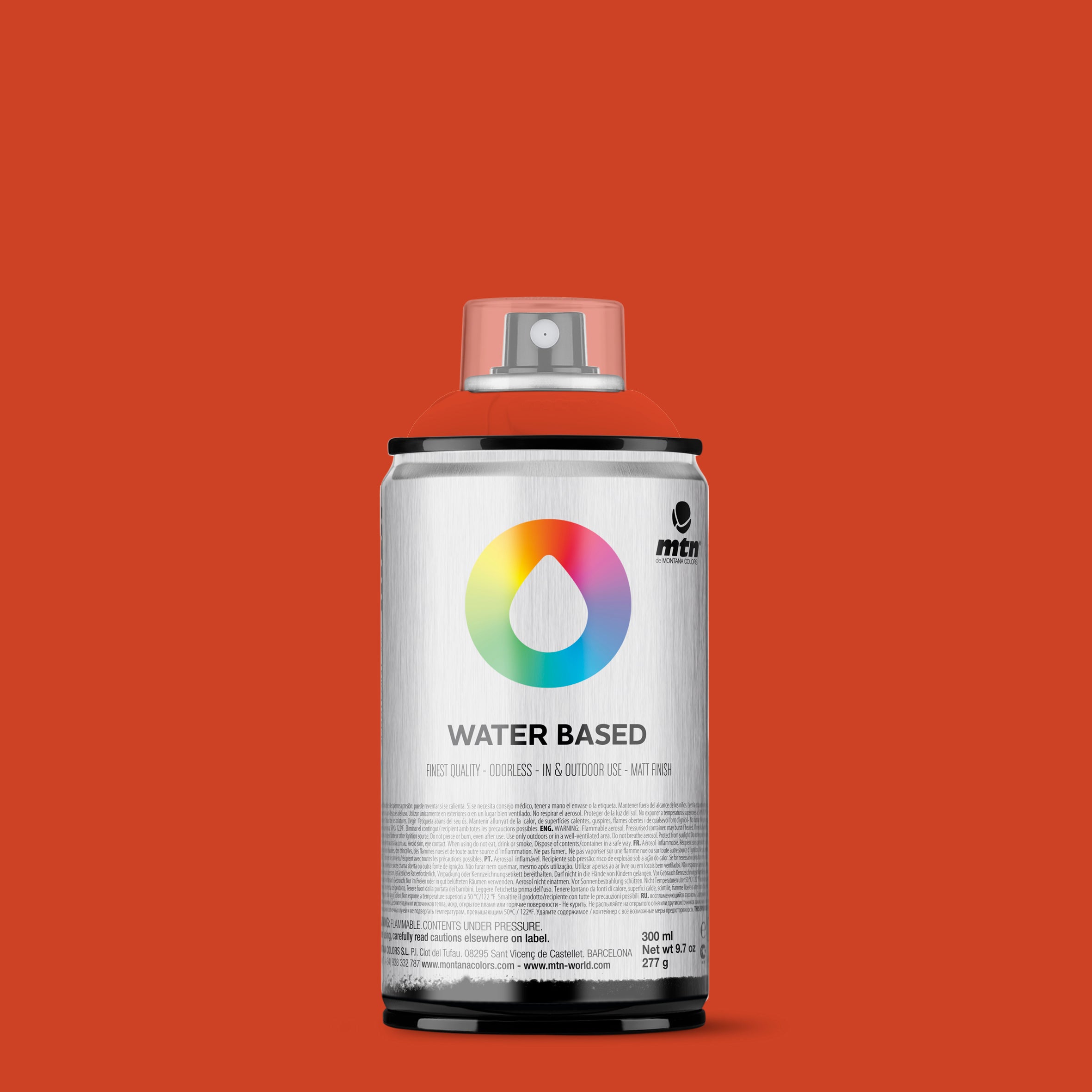 MTN Water Based 100 Spray Paint - Naphthol Red