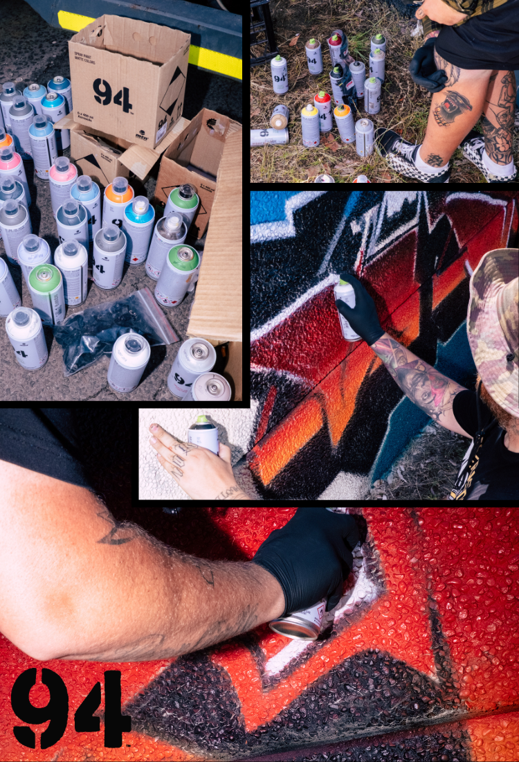 Montana Waterbased Acrylic Grafitti Spraypaints At Sanded Australia