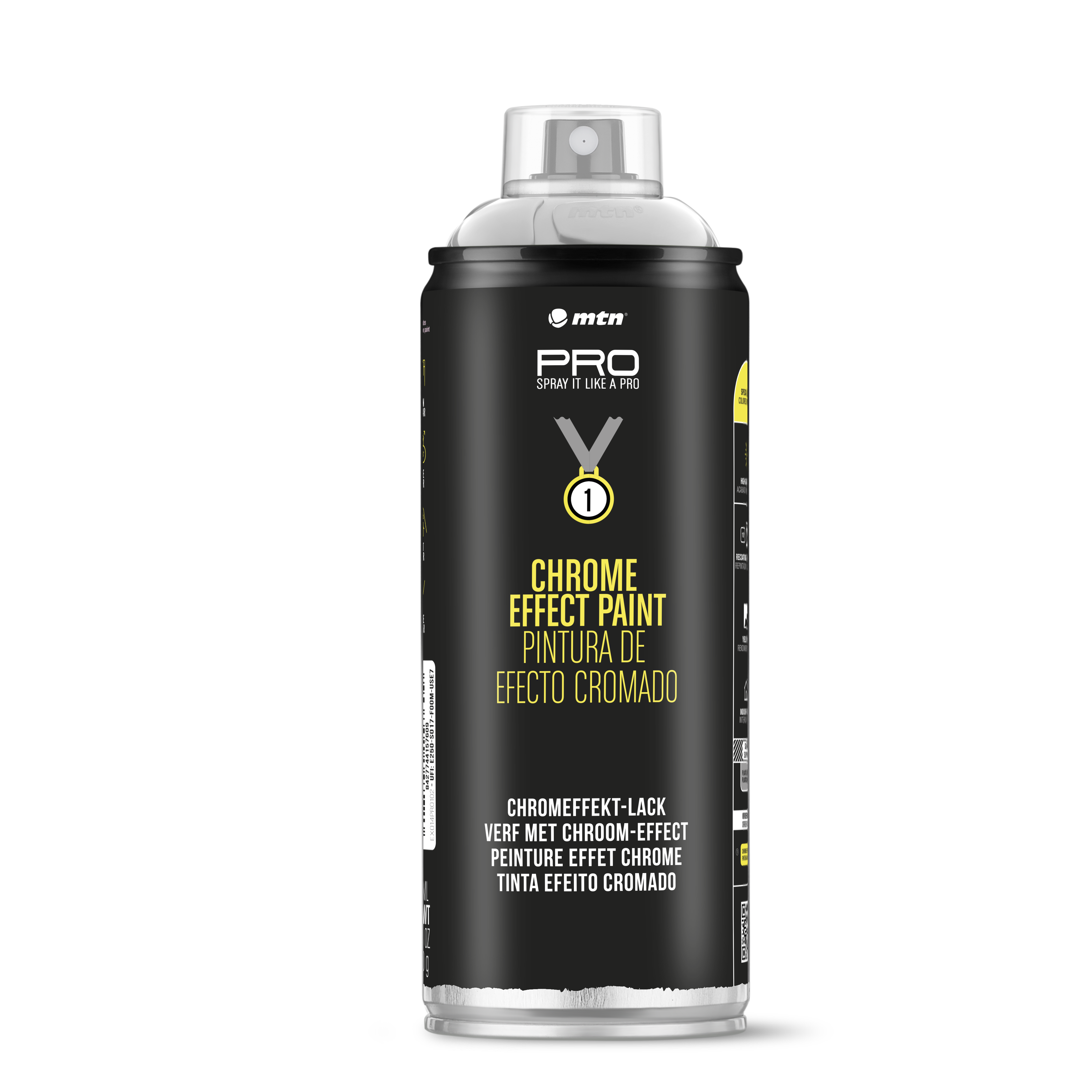 MTN PRO Spray Paint - Metal Effects 400ml - Silver