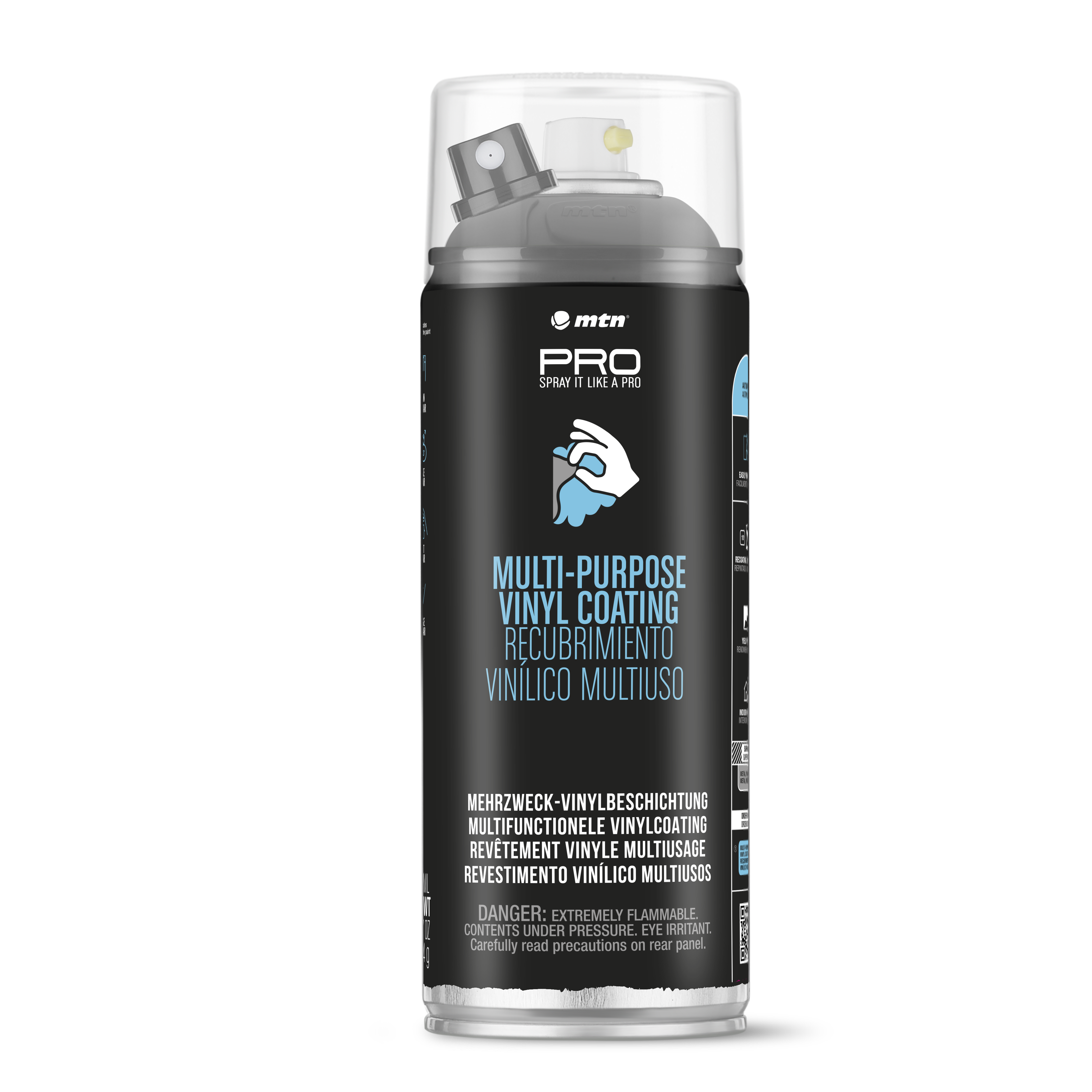 MTN PRO Spray Paint - Multipurpose Vinyl Coating 400ml - Black